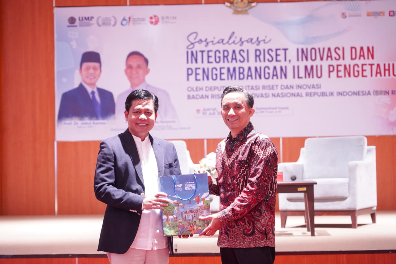 UMP Perkuat Ekosistem Riset, Hadirkan Deputi BRIN Dorong Inovasi Berdampak